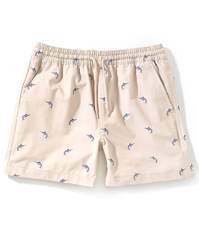 Class Club Little Boys Americana Swordfish Print Shorts