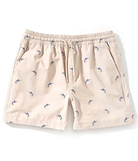 Class Club Little Boys Americana Swordfish Print Shorts