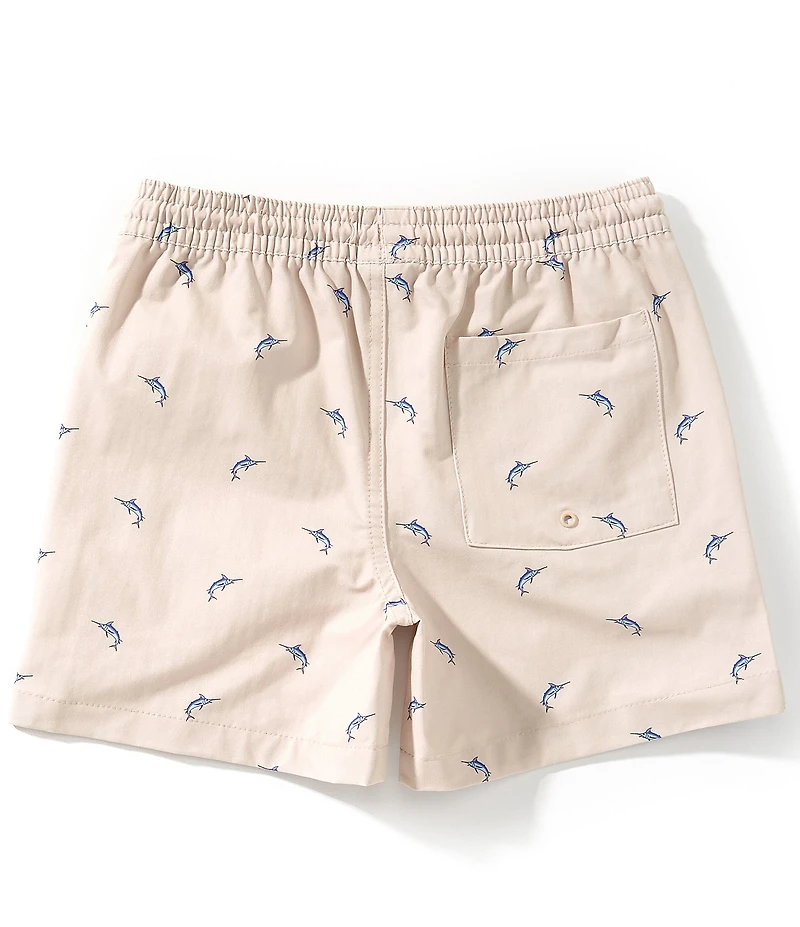 Class Club Little Boys Americana Swordfish Print Shorts