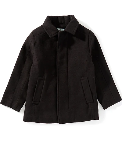 Class Club Little Boys Faux Wool Car Coat