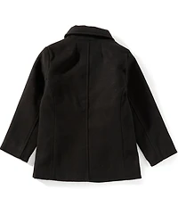 Class Club Little Boys Faux Wool Car Coat