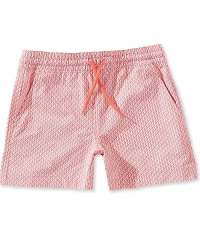 Class Club Little Boys Geo Sailboat Print Synthetic Pull-On Shorts