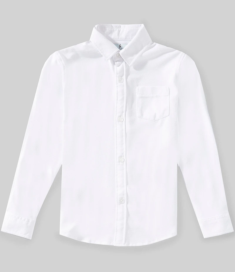 Class Club Little Boys Long-Sleeve Knit Sport Shirt