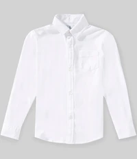 Class Club Little Boys Long-Sleeve Knit Sport Shirt