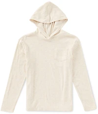 Class Club Little Boys Long Sleeve Performance Stretch Knit Hoodie