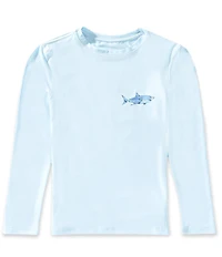 Class Club Little Boys Long-Sleeve Shark Graphic Rashguard