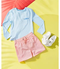 Class Club Little Boys Long-Sleeve Shark Graphic Rashguard