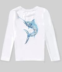Class Club Little Boys Long-Sleeve Swordfish Graphic Rashguard