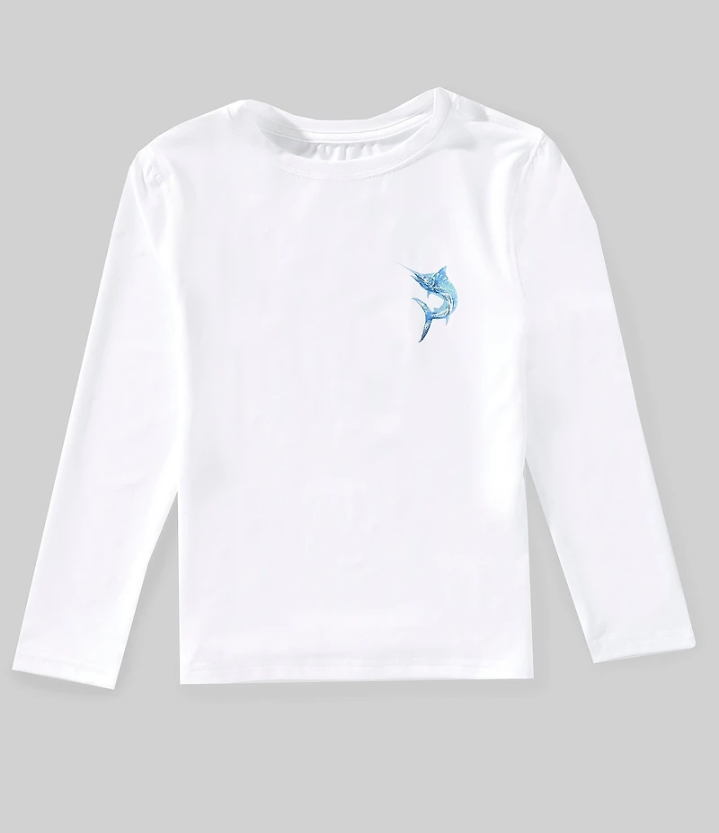 Class Club Little Boys Long-Sleeve Swordfish Graphic Rashguard