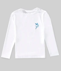 Class Club Little Boys Long-Sleeve Swordfish Graphic Rashguard