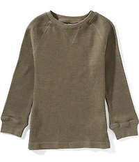Class Club Little Boys Long Sleeve Thermal Crew Neck Top