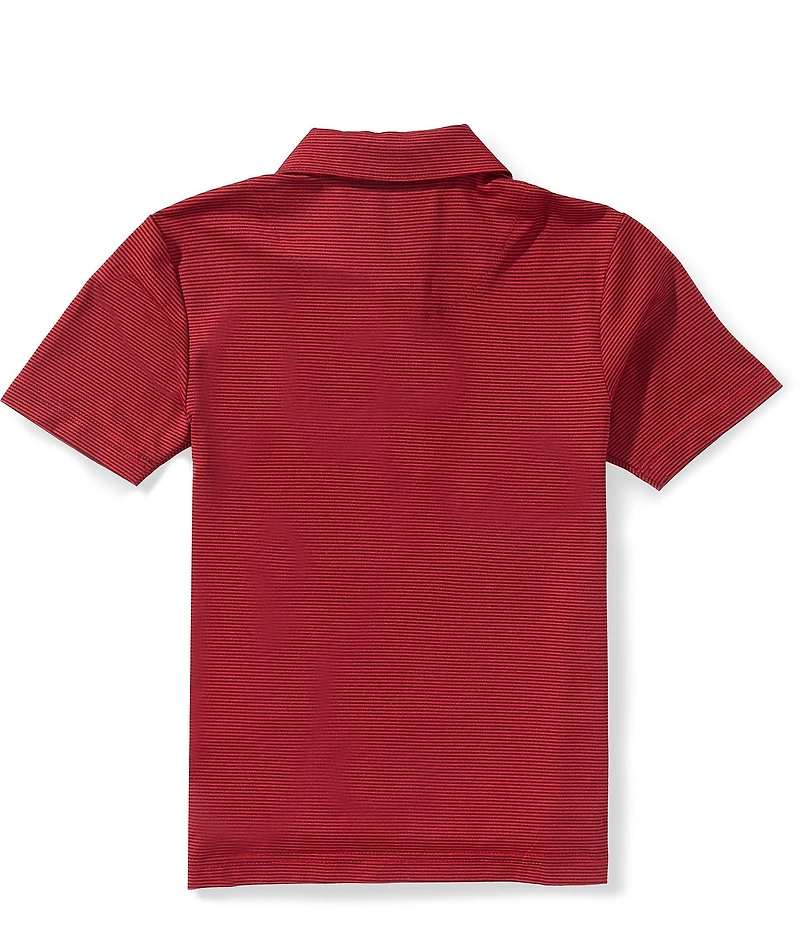 Class Club Little Boys Micro Stripe Synthetic Polo Shirt