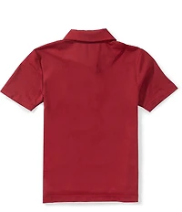 Class Club Little Boys Micro Stripe Synthetic Polo Shirt