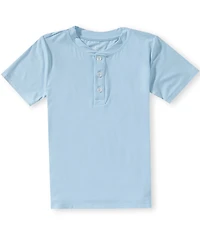 Class Club Little Boys Modal Solid Short-Sleeve Henley Shirt