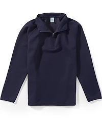 Class Club Little Boys Popcorn Texture Quarter-Zip Long Sleeve Pullover