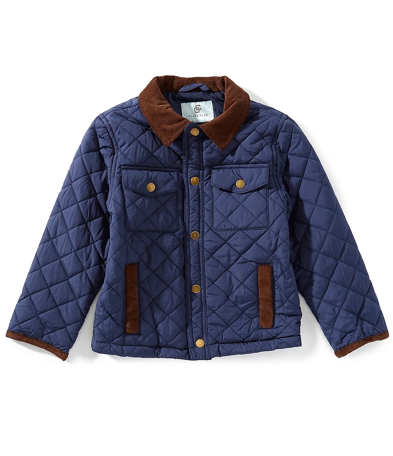 Class Club Little Boys Quilted Barn Coat