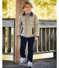 Class Club Little Boys Quilted Barn Coat