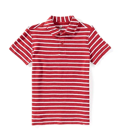 Class Club Little Boys Stripe Pique Polo Shirt