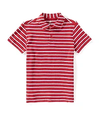 Class Club Little Boys Stripe Pique Polo Shirt