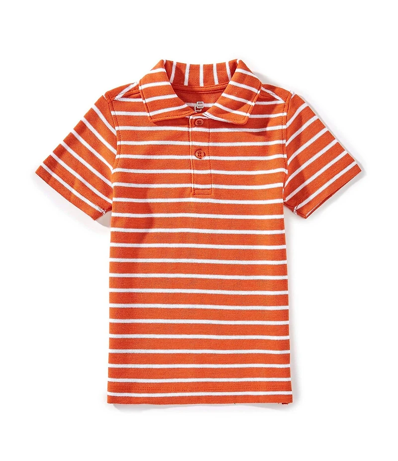 Class Club Little Boys Stripe Pique Polo Shirt