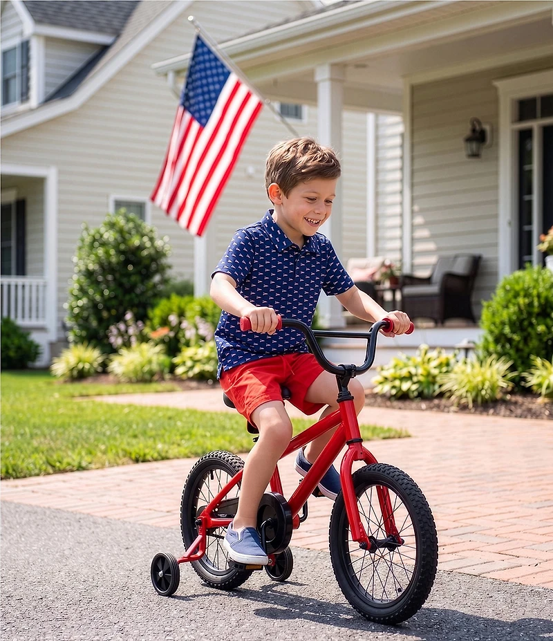 Class Club Little Boys Americana Synthetic Pull-On Shorts