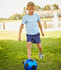 Class Club Little Boys Tigers Helmet Crew Neck Short Sleeve Graphic T-Shirt
