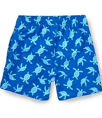 Class Club Little Boys Turtle Print Swim Trunks