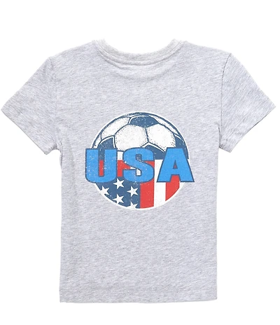 Class Club Little Boys USA Soccer Graphic Short Sleeve T-Shirt