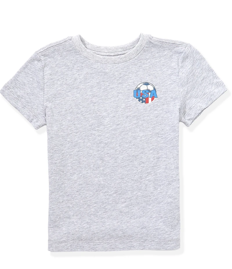 Class Club Little Boys USA Soccer Graphic Short Sleeve T-Shirt
