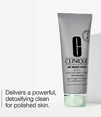 Clinique All About Clean™ 2-in-1 Charcoal Face Mask + Scrub