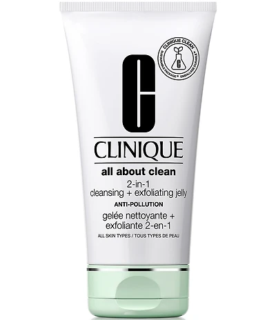 Clinique All About Clean™ 2-in-1 Face Cleansing + Exfoliating Jelly