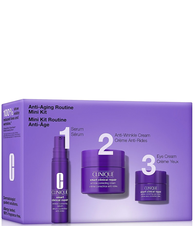 Clinique Anti-Aging Routine: Mini Smart Clinical Repair Skincare Set