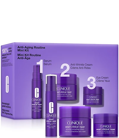 Clinique Anti-Aging Routine: Mini Smart Clinical Repair Skincare Set