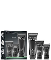 Clinique For Men: The Age Defense System Anti-Aging Skincare Set