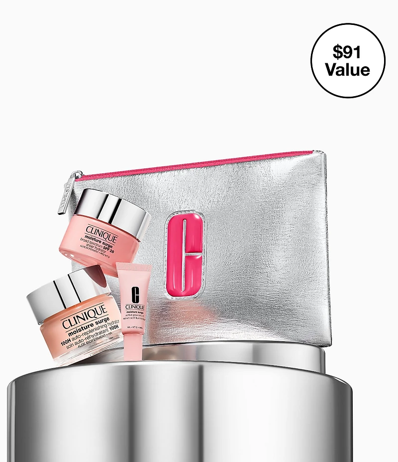 Clinique Glow from AM to PM Moisture Surge Skincare Gift Set