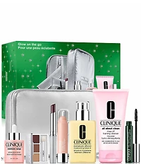 Clinique Glow On The Go Skincare & Makeup Gift Set