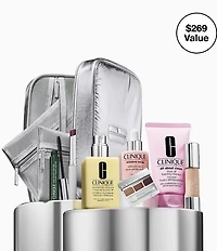 Clinique Glow On The Go Skincare & Makeup Gift Set