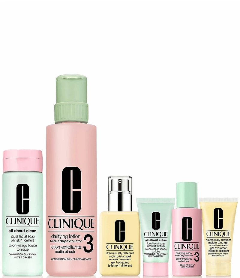 Clinique Great Skin Everywhere Skincare Gift Set for Combination Oily Skin