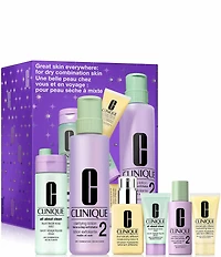 Clinique Great Skin Everywhere Skincare Gift Set for Dry Combination Skin