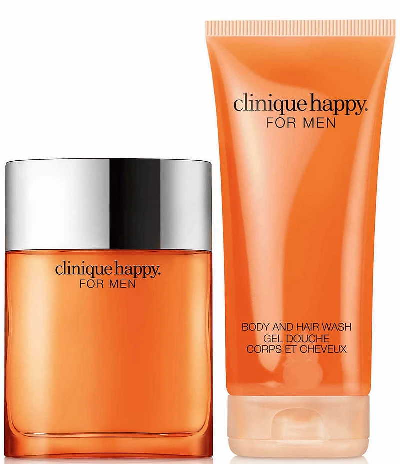 Clinique Happy for Him Men's Cologne & Body Wash Gift Set