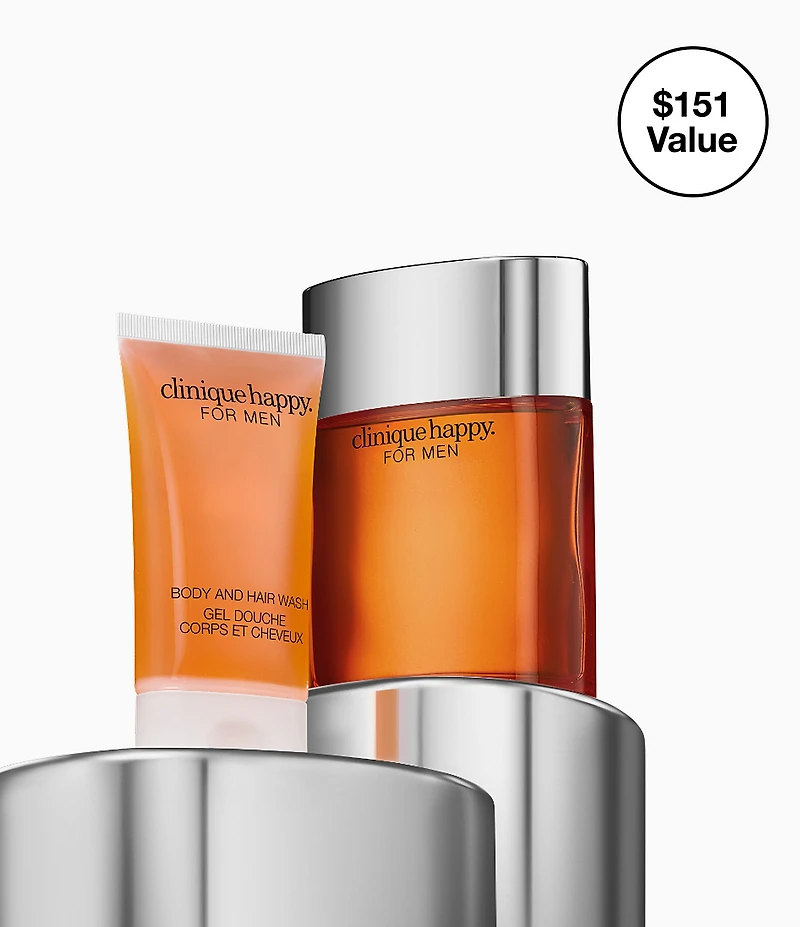 Clinique Happy for Him Men's Cologne & Body Wash Gift Set