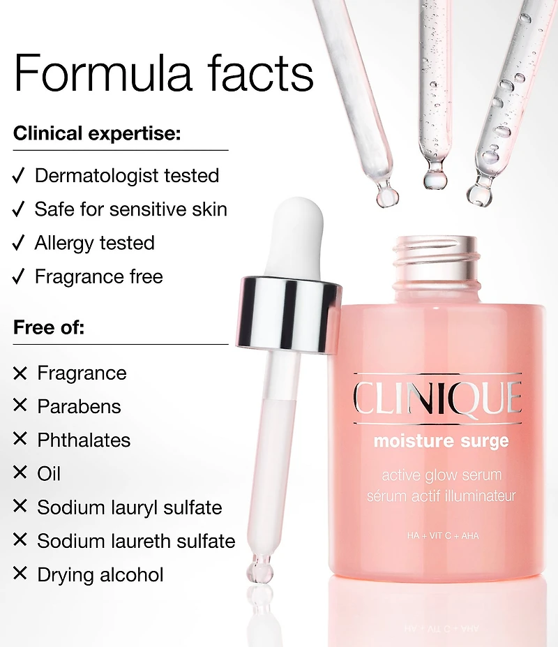 Clinique Moisture Surge™ Active Glow Serum with Hyaluronic Acid