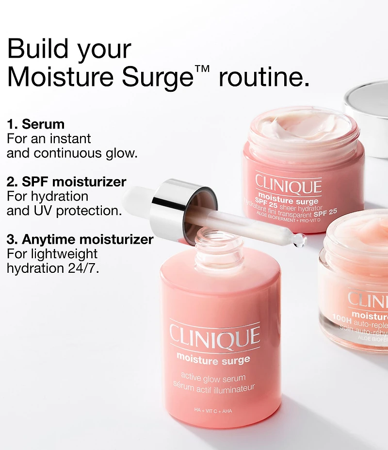 Clinique Moisture Surge™ Active Glow Serum with Hyaluronic Acid