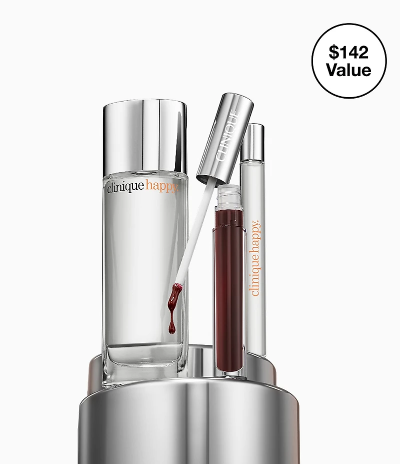 Clinique Perfectly Happy Perfume & Lip Gloss Gift Set