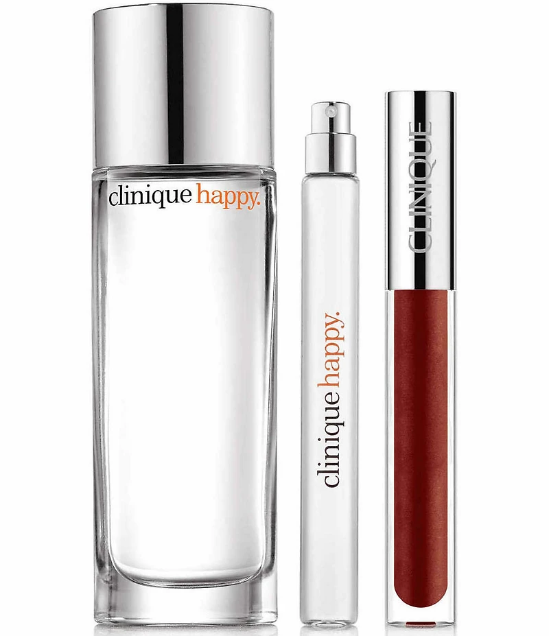 Clinique Perfectly Happy Perfume & Lip Gloss Gift Set