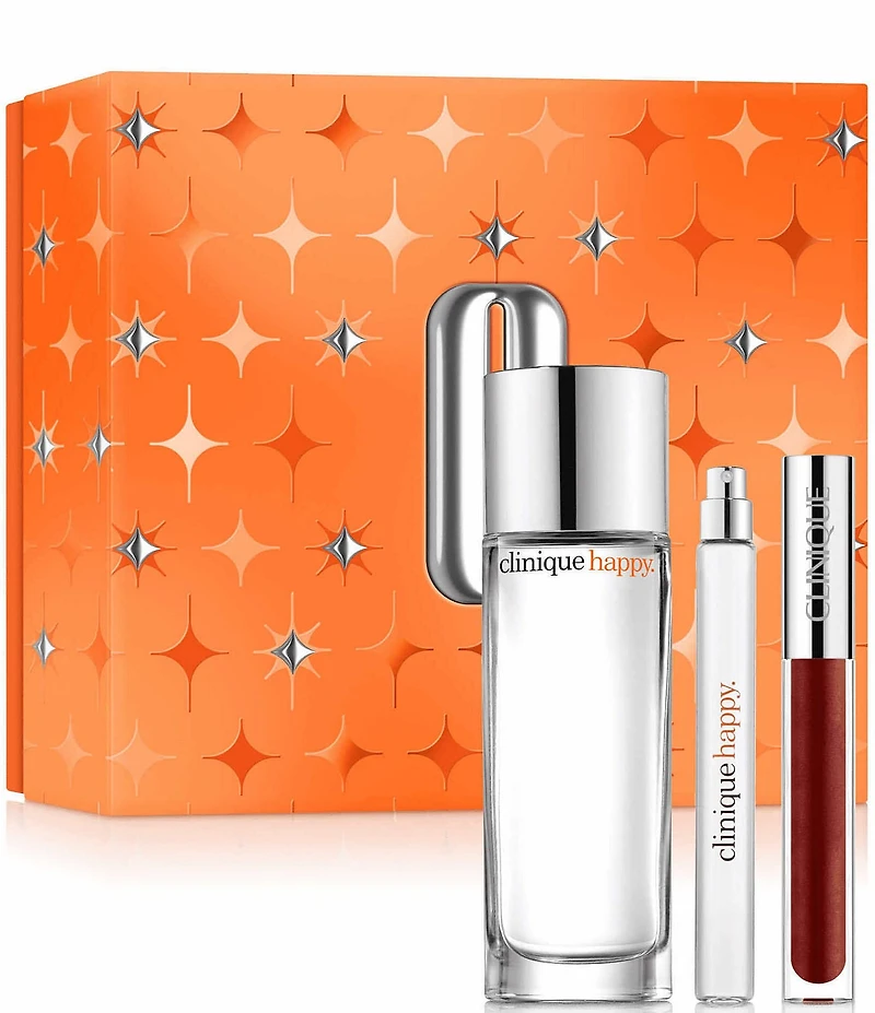 Clinique Perfectly Happy Perfume & Lip Gloss Gift Set
