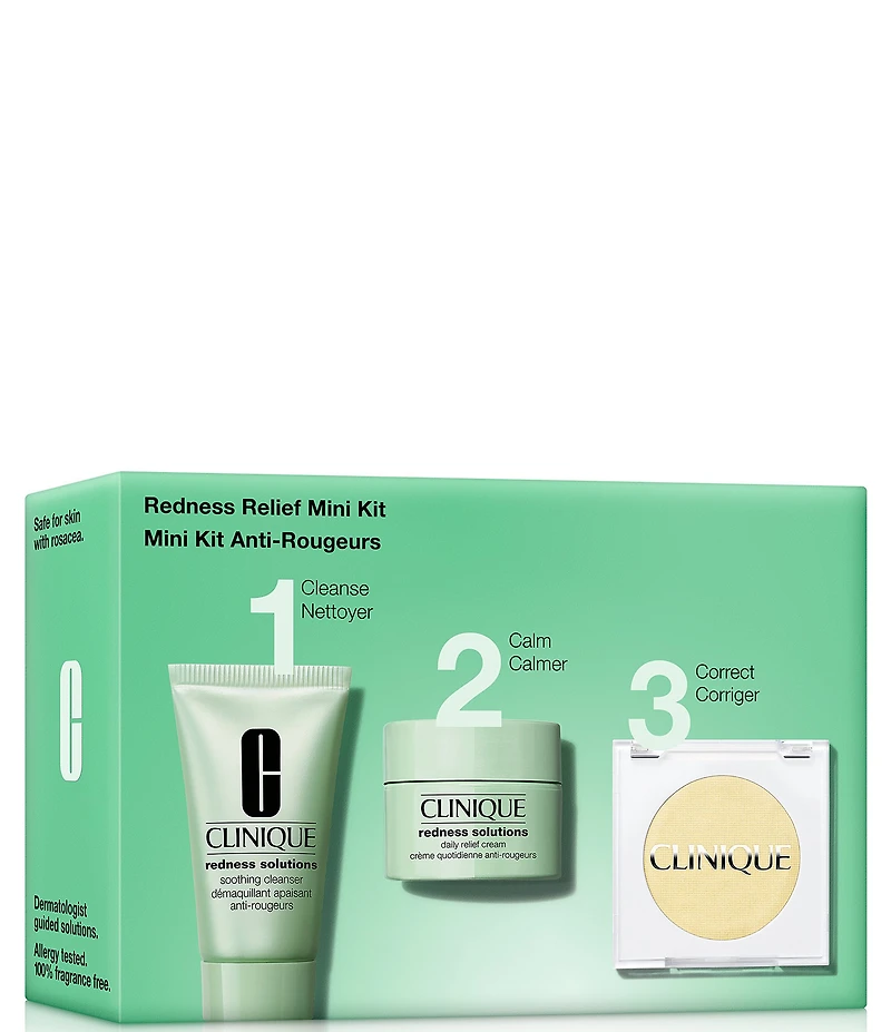 Clinique Redness Relief Skincare Set