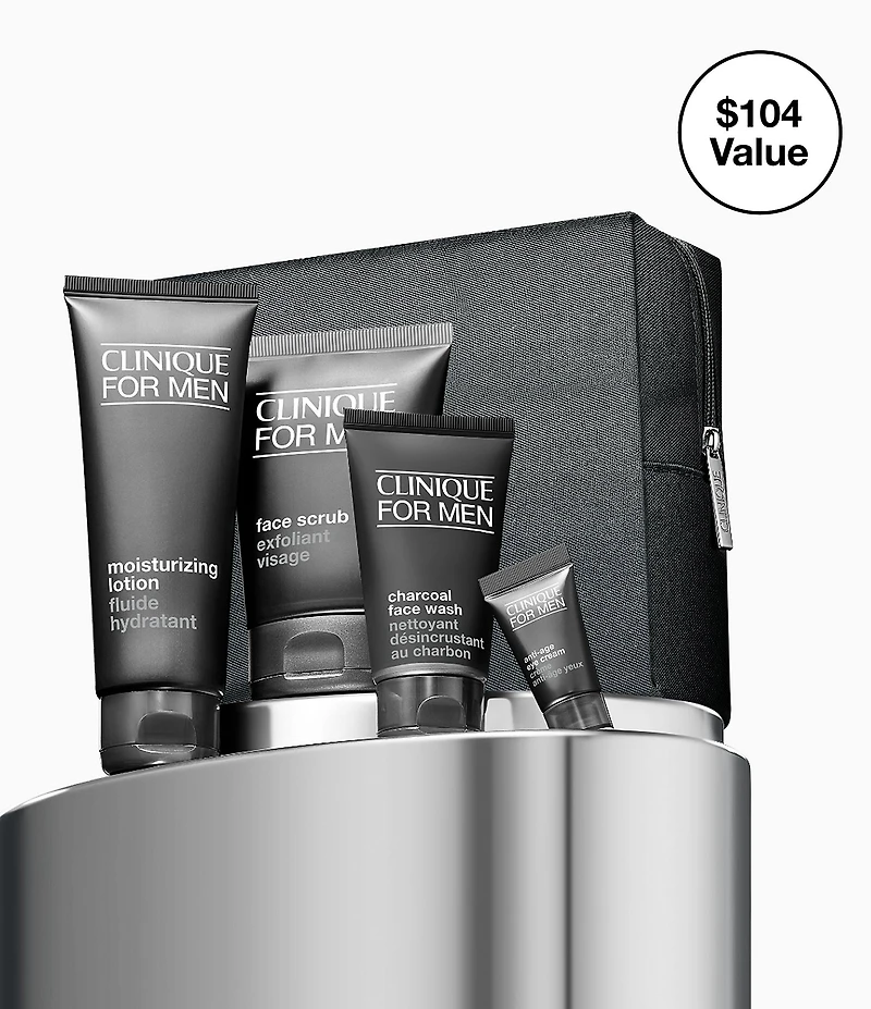 Clinique Refreshed Skin For Him Skincare Gift Set