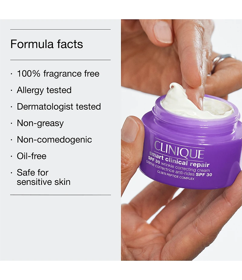 Clinique Smart Clinical Repair Wrinkle Correcting SPF30 Moisturizer