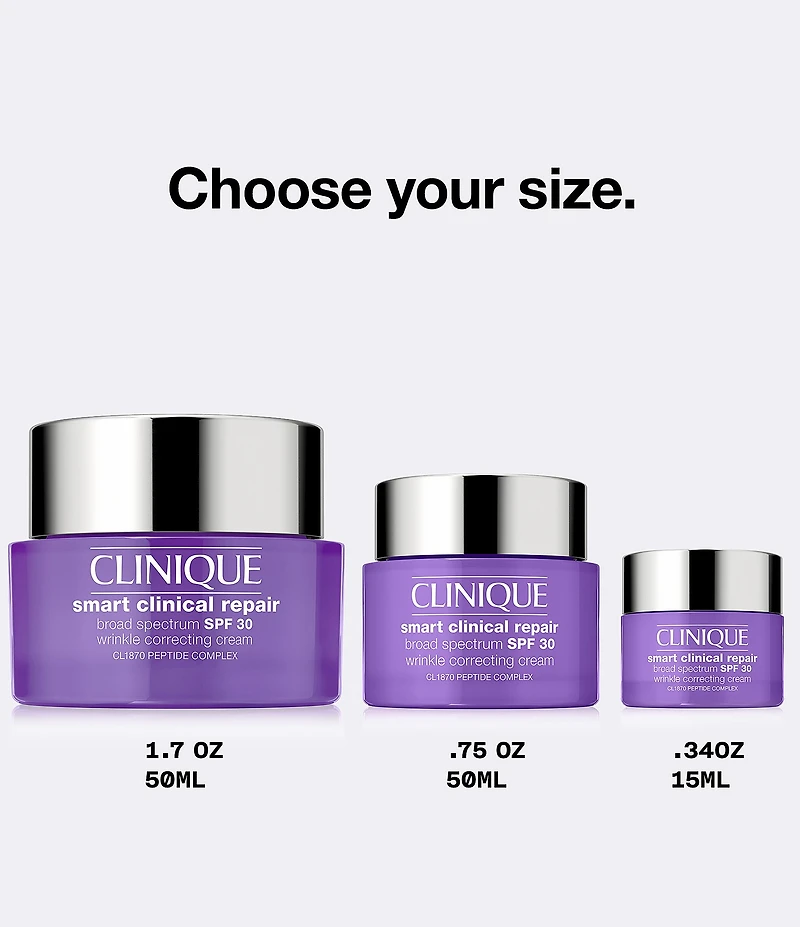 Clinique Smart Clinical Repair Wrinkle Correcting SPF30 Moisturizer